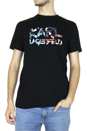 Karl Lagerfeld Hombre, Camisetas, Negro, Talla: L