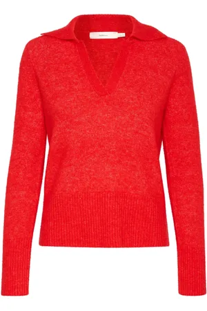 INWEAR Mujer, Jerseys, Rojo, Talla: M