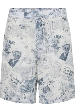 Iceberg Hombre, Pantalones cortos, Azul, Talla: L