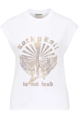 Zadig & Voltaire Mujer, Camisetas, Blanco, Talla: M