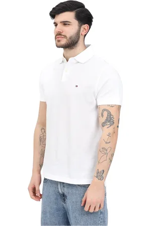 Tommy Hilfiger Hombre, Camisetas, Blanco, Talla: 2XL