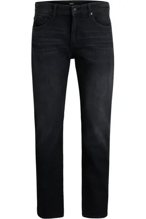 HUGO BOSS Hombre, Vaqueros, Negro, Talla: W34 L32