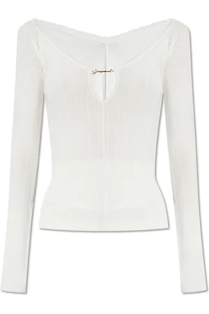Jacquemus Mujer, Camisetas, Blanco, Talla: S