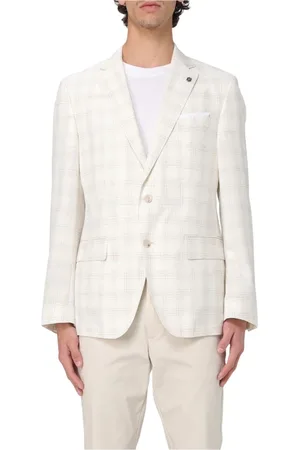 HUGO BOSS Hombre, Chaquetas, Blanco, Talla: M