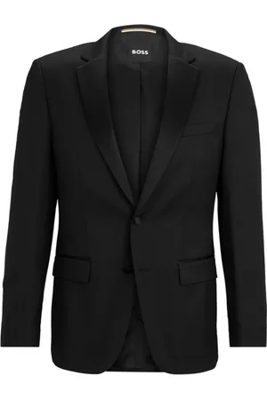 HUGO BOSS Hombre, Chaquetas, Negro, Talla: L