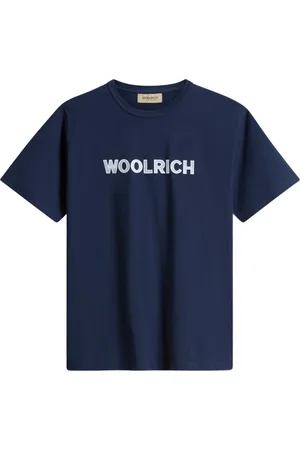 Woolrich Hombre, Camisetas, Azul, Talla: S