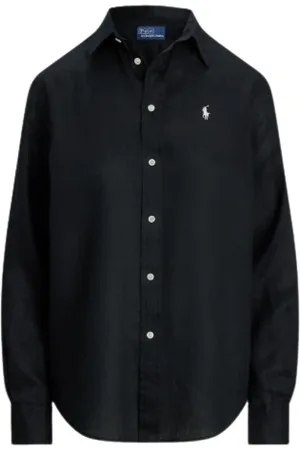 Ralph Lauren Mujer, Blusas y Camisas, Negro, Talla: L