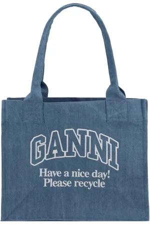 Ganni Mujer, Bolsos, Azul, Talla: ONE Size