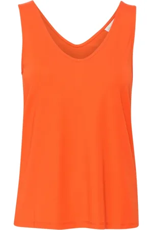 INWEAR Mujer, Camisetas, Naranja, Talla: L