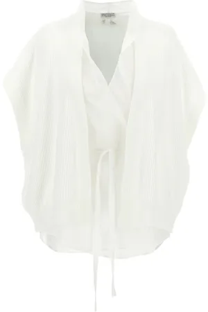 Brunello Cucinelli Mujer, Blusas y Camisas, Blanco, Talla: S