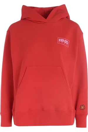 Kenzo Mujer, Sudaderas, Rojo, Talla: S