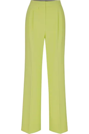 HUGO BOSS Mujer, Pantalones, Verde, Talla: L