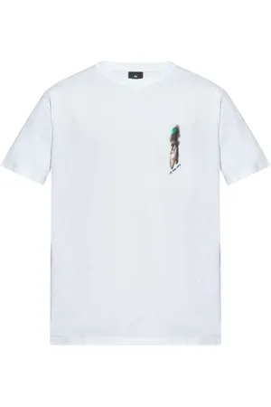 Paul Smith Hombre, Camisetas, Blanco, Talla: S