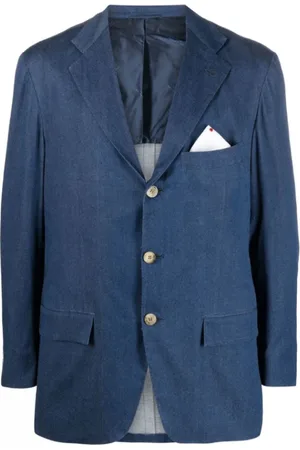 Kiton Hombre, Chaquetas, Azul, Talla: L