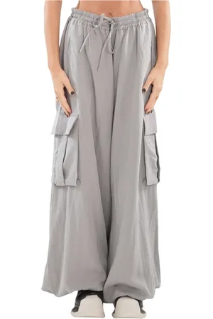 Y-3 Mujer, Pantalones, Gris, Talla: M