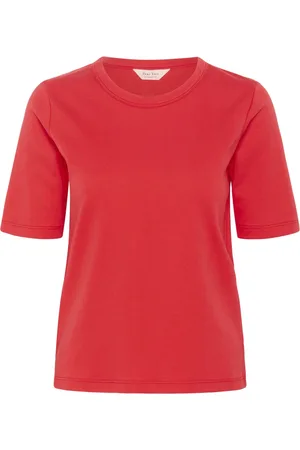 Part Two Mujer, Camisetas, Rojo, Talla: S
