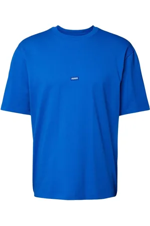 HUGO BOSS Hombre, Camisetas, Azul, Talla: M