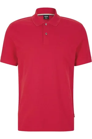 HUGO BOSS Hombre, Camisetas, Rojo, Talla: M