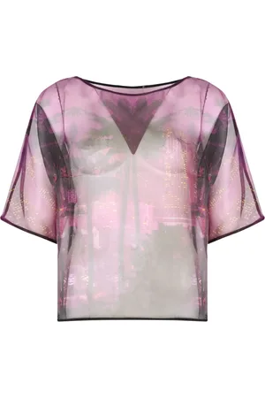 Patrizia Pepe Mujer, Blusas y Camisas, Púrpura, Talla: M
