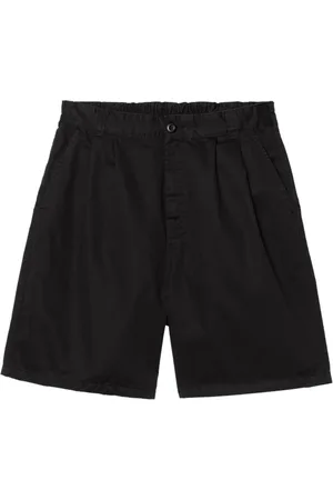 Carhartt Hombre, Pantalones cortos, Negro, Talla: L