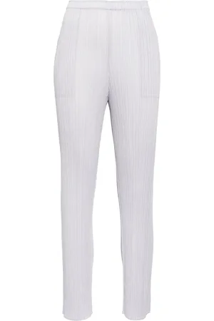 Issey Miyake Mujer, Pantalones, Gris, Talla: L