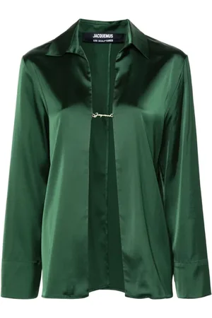 Jacquemus Mujer, Blusas y Camisas, Verde, Talla: S