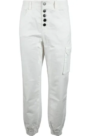 ANOTHER LABEL Mujer, Pantalones, Blanco, Talla: L