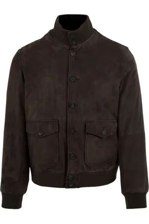 THE JACK LEATHERS Hombre, Chaquetas, Marrón, Talla: XL