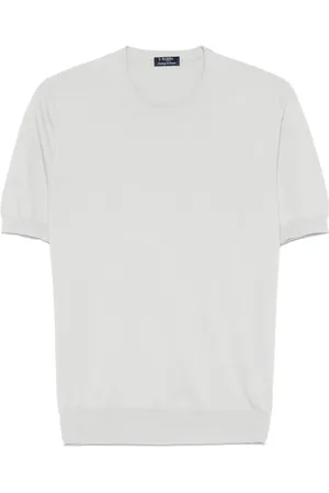 BARBA Hombre, Camisetas, Gris, Talla: L