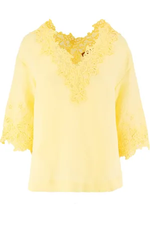 ERMANNO SCERVINO Mujer, Blusas y Camisas, Amarillo, Talla: S