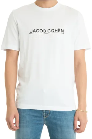 Jacob Cohen Hombre, Camisetas, Blanco, Talla: M