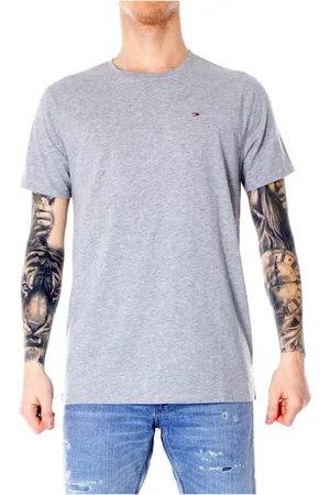 Tommy Hilfiger Hombre, Camisetas, Gris, Talla: XL
