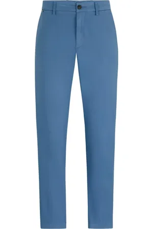 HUGO BOSS Hombre, Pantalones, Azul, Talla: L