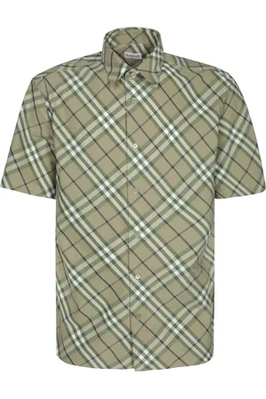 Burberry Hombre, Camisas, Verde, Talla: M