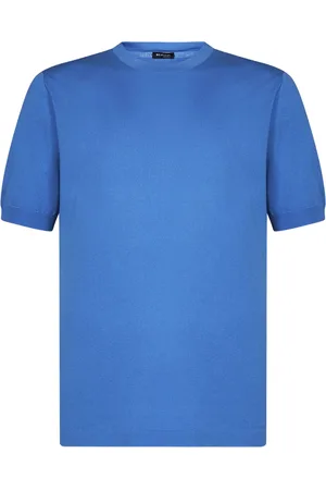 Kiton Hombre, Camisetas, Azul, Talla: L