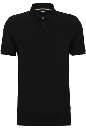 HUGO BOSS Hombre, Camisetas, Negro, Talla: S
