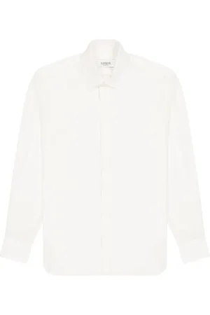 LANEUS Hombre, Camisas, Blanco, Talla: XL