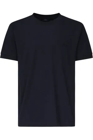 FAY Hombre, Camisetas, Azul, Talla: M