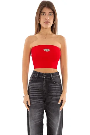 Diesel Mujer, Camisetas, Rojo, Talla: M