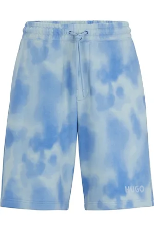 HUGO BOSS Hombre, Pantalones cortos, Azul, Talla: L