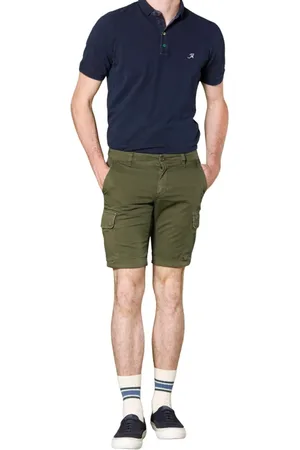 Masons Hombre, Pantalones cortos, Verde, Talla: S