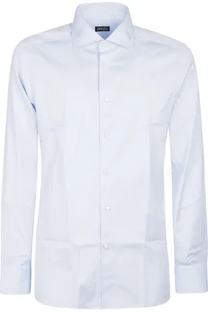 Ermenegildo Zegna Hombre, Camisas, Azul, Talla: 2XS