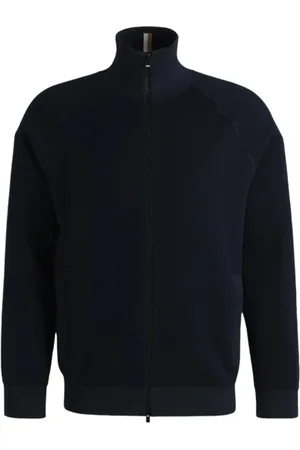 HUGO BOSS Hombre, Sudaderas, Azul, Talla: L