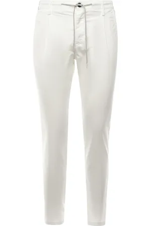 ELEVENTY Hombre, Pantalones, Blanco, Talla: W34