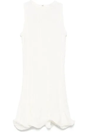 Msgm Mujer, Vestidos, Blanco, Talla: 2XS