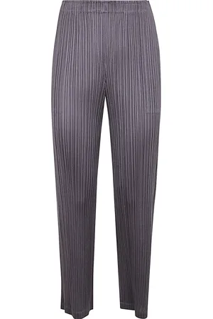 Issey Miyake Mujer, Pantalones, Púrpura, Talla: L