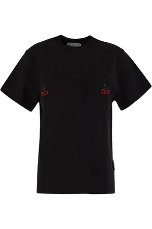 Des Phemmes Mujer, Camisetas, Negro, Talla: S