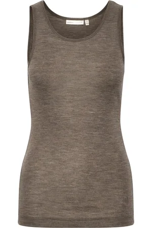 INWEAR Mujer, Camisetas, Marrón, Talla: XL