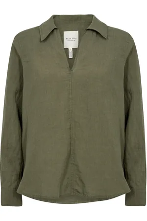 Part Two Mujer, Blusas y Camisas, Verde, Talla: XS