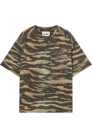 Jil Sander Hombre, Camisetas, Verde, Talla: L
